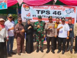 Pj Gubernur Bersama Rombongan Pantau Langsung Jalannya Pilkada 2024